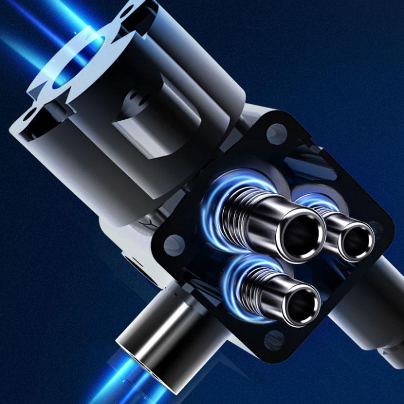 199VF Luxury Powerful Electric Water Gun Set Rechargeable Car Washer Cordless Cleaning Tool with Two Batteries and Tool Box