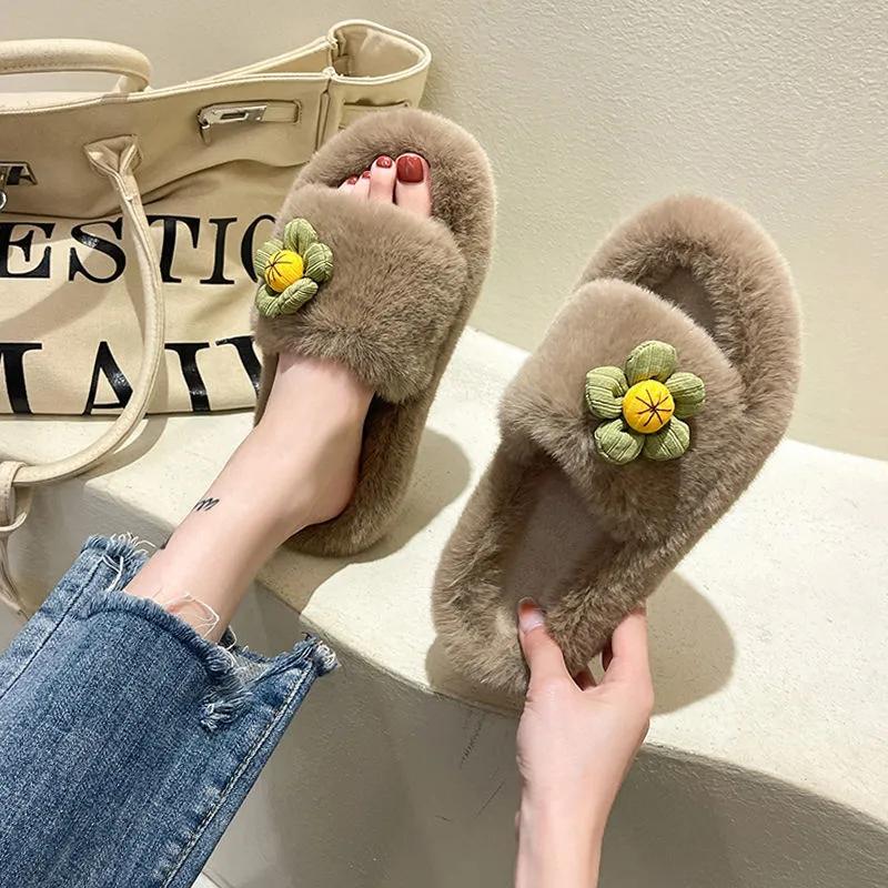 Winter Slippers Women Super Soft Warm Plush Women Slippers Shoes Funny Shoes Ladies Casual Indoor Home Slippers Woman Shoes