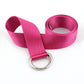 Canvas Nylon Webbing Women's Belt Korean Fashion Double Ring Buckle Ladies Canvas Long Belt
