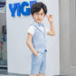 Children's Day Children's Suit Suit Flower Girl Dress Piano Performance Suit Vest Boy Little Host Boy Suit Summer