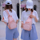 Women's Korean Casual Chest Bag, Chest Messenger Bag, Fashionable Multi-purpose Ladies Small Backpack
