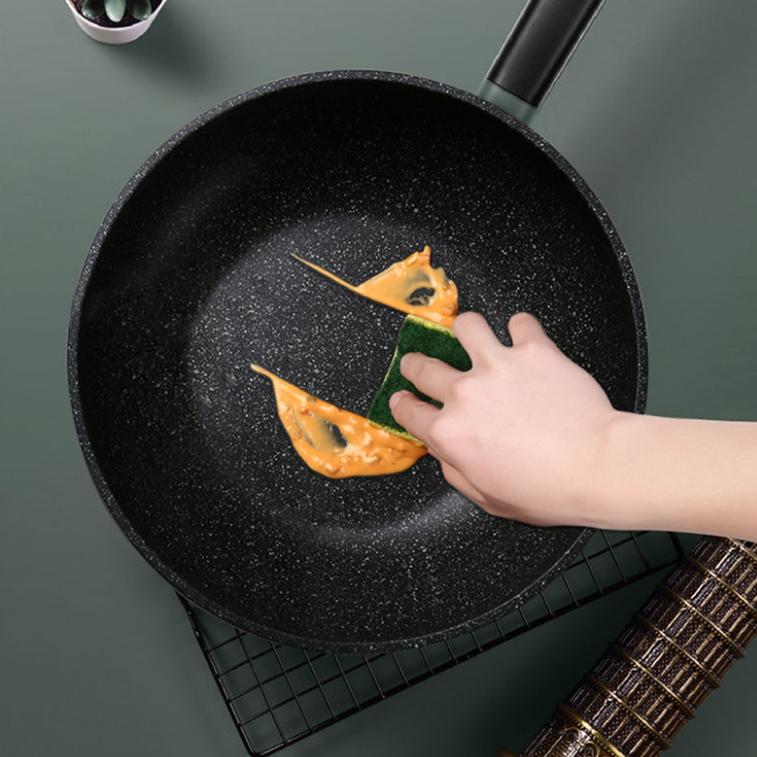 BBQ Frying Pan Durable Non Stick Omelette Pancake Pan Suitable for Kitchen Dishes Omelet Induction Cooker Pan Handle