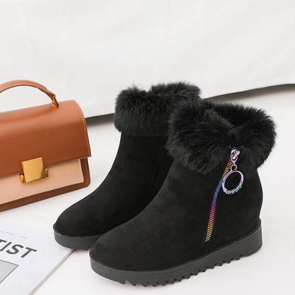 Snow Boots Women's Cotton Shoes Platform Women's Boots Plush Autumn and Winter Fashion Boots