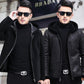 Sheep Shearing Men's Jacket Hooded Faux Fur Fur Jacket Fur Coat Wool Coat Thick Winter