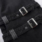 Black Baggy Cargo Pants Tripp Pants - Grunge Goth High Waist Denim Jeans - Wide Leg Punk Mall Goth Trousers