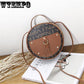 Women's bag summer tassel small round bag simple wild shoulder bag fashion retro Messenger bag