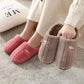 Cotton Slippers Couple Women Winter Home Indoor Warmth Non-slip Thick-soled Shoes Men's Slippers