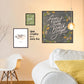 3D personality creative warm wall stickers room sofa background decorative photo frame painting