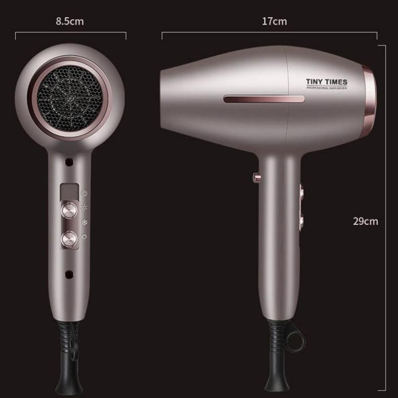 1200W Inverter Hair Dryer Set High Power Blue Care Hot/cold Hair Dryer Barber Equipment for Home Hair Salon