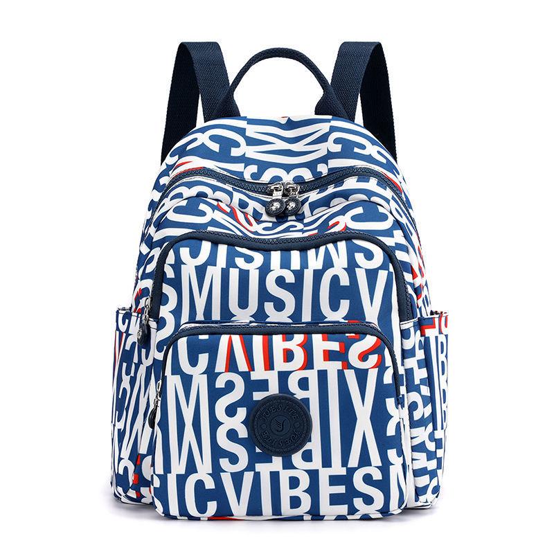 Nylon Oxford Cloth Backpack Female Korean Version of Wild Canvas Student School Bag Travel and Leisure Fashion Backpack Bag