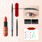 Eyebrow pencil waterproof sweat-proof lasting non-marking buy 1 get 4double-headed ultra-fine