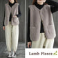Fur One-piece Vest Women's Autumn and Winter Solid Color All-match Short Casual Fashion Jacket