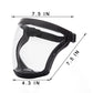 Full Face Protective Cover Kitchen Transparent Protective Cover Household Oil Splash-Proof Eye Facial Care