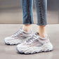 Sneaker Shoes Women Platform Shoes Summer White Wedges Sneakers Ladies Trainers Chunky Sneakers Women  Shoes