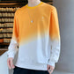 Autumn and Winter Round Neck Long-sleeved Sweater Men's Trendy Brand Bottoming Korean Version of The Trend of Autumn Gradient Color Sweatshirts