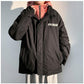 Fake Two-piece Jacket Men's Hooded Korean Version of The Trend Ins Loose Cotton Clothing Hong Kong Style Winter Casual Cotton Clothing