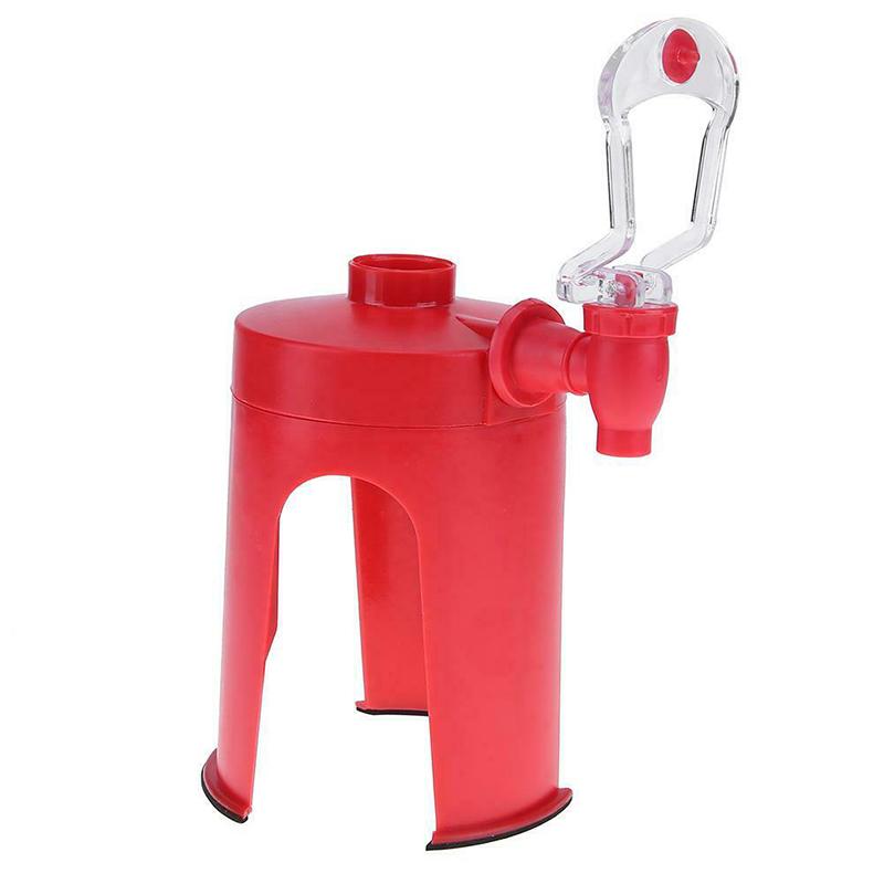 Novelty Saver Soda Beverage Dispenser Bottle Coke Upside Down Drinking Water Dispense Machine Switch for Gadget Party Home Bar
