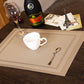 16pcs Washable Table Mats Non-slip Heat-insulation PVC Placemat for Dining Table Kitchen Accessories
