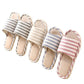 Women Indoor Slippers Floor Flat Shoes Spring Autumn Linen Flip Flops Home Slippers Female Comfortable Zapatillas de hombre New