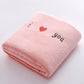 Bath Towel + Towel Coral Fleece Soft Skin-friendly Large Bath Towel Bath Towel Cute Bath Towel Pure Cotton Absorbent and Easy To Carry