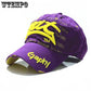 Hat Cotton Adjustable Summer Cap Hip Hop Snapback Letter Baseball Cowboy Sun Hats  Boys