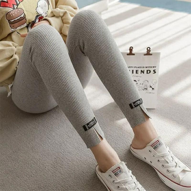 Women's Outer Wear Leggings Spring and Autumn High-waisted Slim Nine-point Pants Student Thin Pencil Pants Slim Trousers