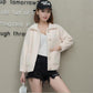 Woman Winter One Button Jacket Coat Pocket Wool Blend Cape Keep Warm Outwear Tops