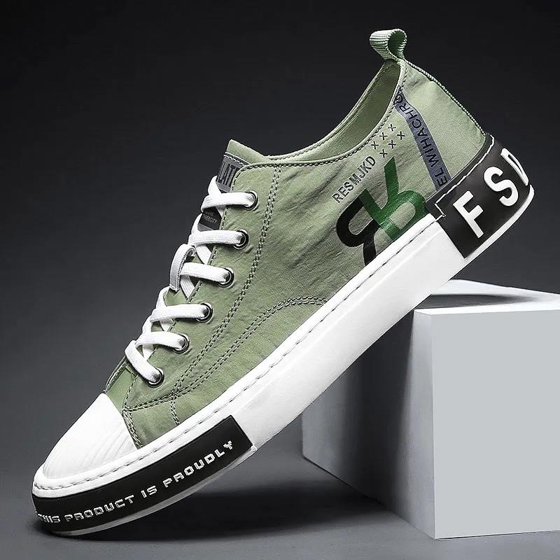 New Summer Sneakers All-match Casual Ice Silk Canvas Shoes