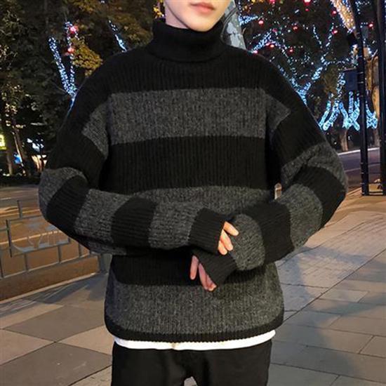 Autumn Winter Sweater Men 2019 Casual Pullover Men Long Sleeve O-Neck Knitted Solid Men Sweaters
