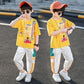 Two-piece suits Boys' Summer Clothes Short-sleeved Children's Wear Little Summer Big Children's Primary School Sports Suit