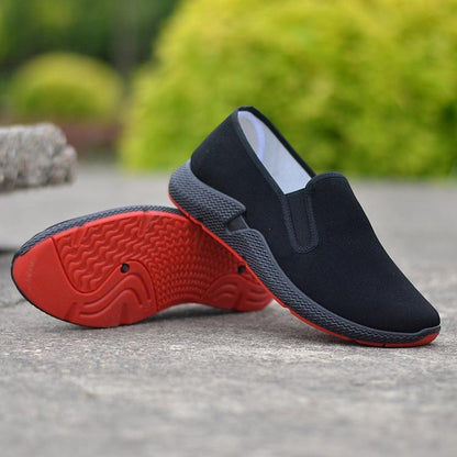Old Beijing Shoes Men's Shoes Summer Breathable Casual Work Shoes Dad Shoes Men's Shoes