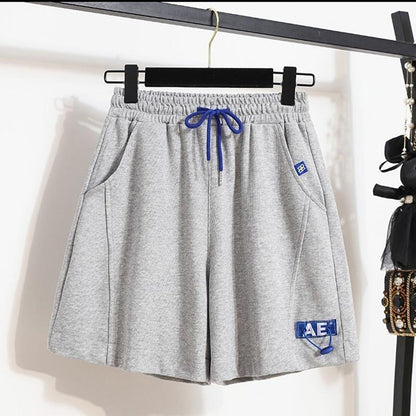 Sports Shorts Women's Summer Loose Outer Wear Running Casual A Word Wide-legged High-waisted Thin Casual Ladies Shorts Yoga Shorts