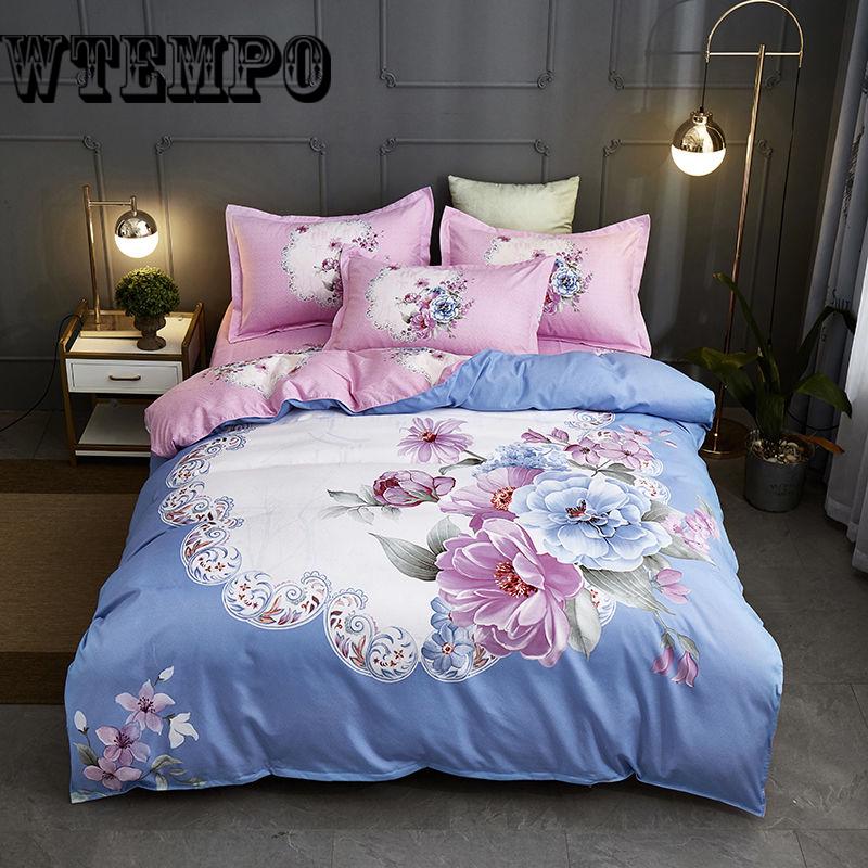 Bedding set Skin cotton duvet cover set Twin Full Queen Size Quilt cover Bed Sheet Pillowcase