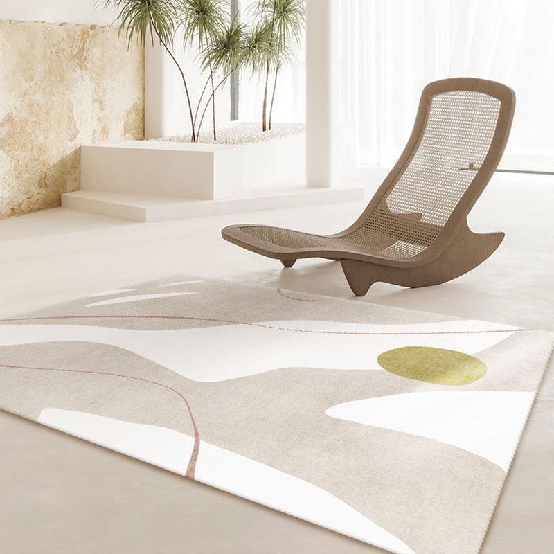 Nordic Abstract Style Carpet Simple Line Carpet for Living Room Bedroom Plush Bedside Art Japanese Style Floor Mat