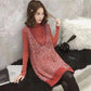 Spring and Autumn Vest Bottoming Knitwear Mid-length Loose Sleeveless Sweater Women
