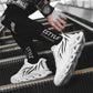 Beacon blade shoes trend shoes solid color men's breathable wild increased shoes running sneakers