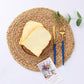 Hand-made Gourd Grass Woven Heat Insulation and Anti Scalding Dining Mat Household Dining Table Mat