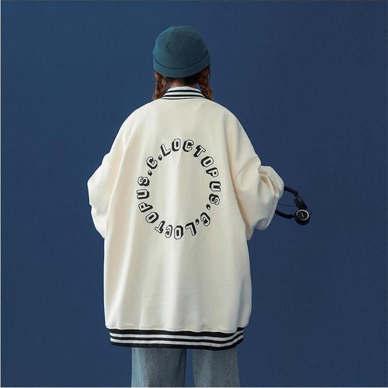 Spring and Autumn Loose Lazy Style Baseball Uniform All-match Jacket Plus Size Women's Jacket