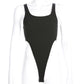 Summer Sexy Body Tops Women's Shirt Casual Women's Summer Bodysuits Body Woman Sleeveless Black Top Body Vest