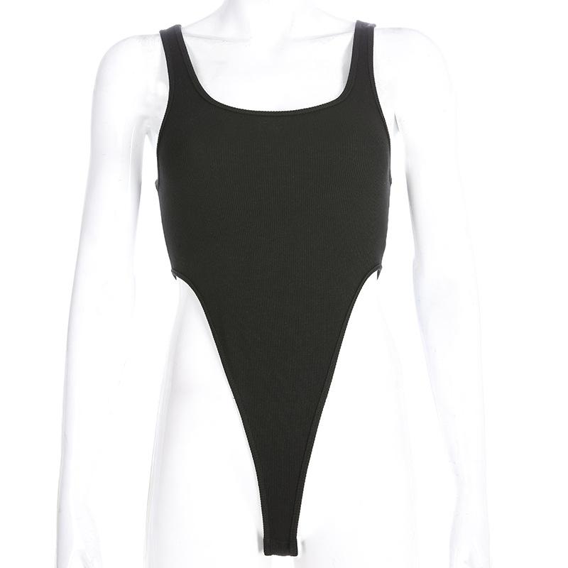 Summer Sexy Body Tops Women's Shirt Casual Women's Summer Bodysuits Body Woman Sleeveless Black Top Body Vest