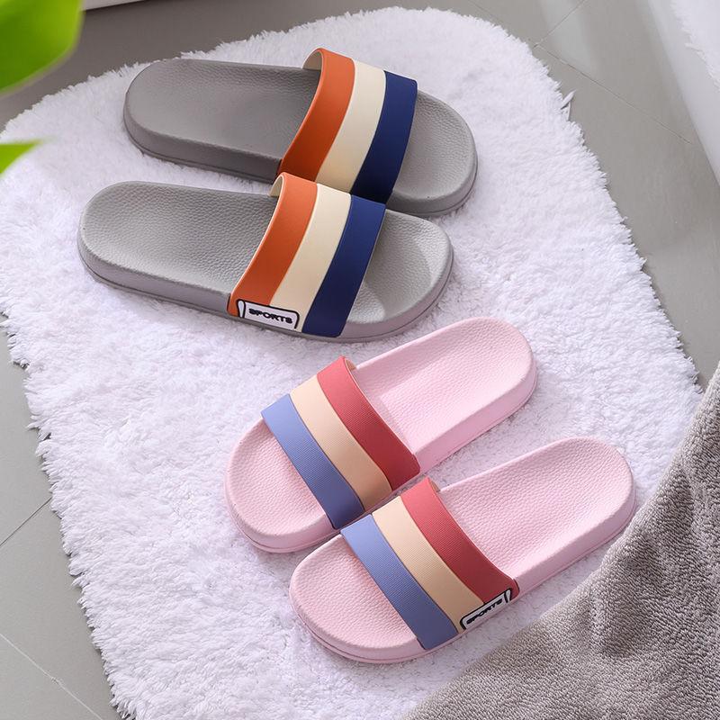 Slippers Women's Household Indoor Home Non-slip Thick-soled Soft Bottom Household Plastic Bath Bathroom Sandals and Slippers