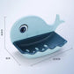 Bathroom Little Whale Soap Box Soap Box Free Perforated Wall-mounted Suction Cup Toilet Rack Drain Household