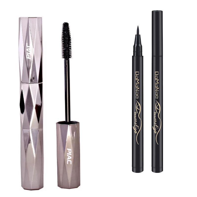 Diamond mascara waterproof and sweatproof long lasting non-staining stretch thick curling set