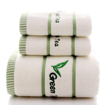 1 Pure Cotton Bath Towel + 2 Towels Bath Towel Pure Cotton Adult Fabric Is Soft and Absorbent Does Not Shed Hair and Does Not Fade