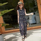 Girls' Summer Suits Big Children's Wide-leg Pants Children's Summer Little Girls Western Style Leisure Two-piece Suit
