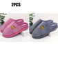 Women's Indoor Cotton Slippers Thick-soled Non-slip Home Household Couple Slippers Men's Warm Thick Plush Slippers
