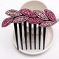 Diamond Leaf Hair Comb Insert Comb Hair Accessories Plate Hairball Head Drill Bit Flower Girl Hairpin Mother Headdress Shiny Hairpin
