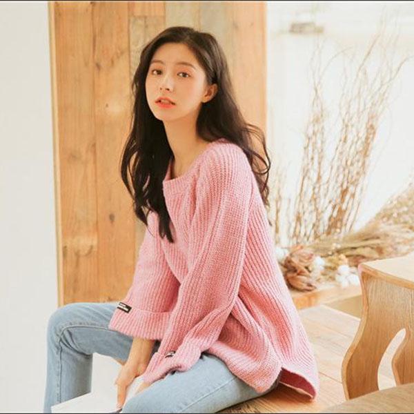 Autumn Lazy Style Sweater Women Loose Thick Wool All-match Small Fresh Pullover Sweater Sweater