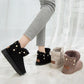 Autumn and Winter Snow Boots Women's Cotton Shoes Wild Korean Short Boots Thick Velvet Boots