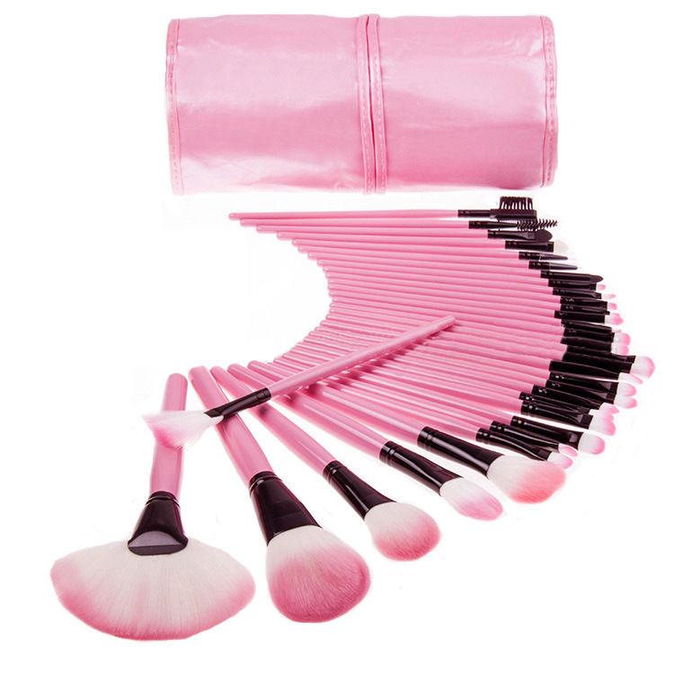 32Pcs Makeup Brush Kits Professional Synthetic Cosmetic Makeup Brush Foundation Eyeshadow Brush Kits
